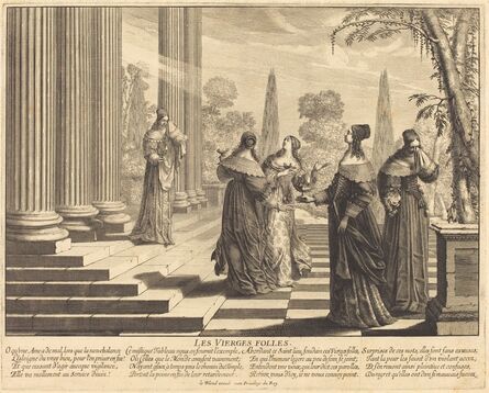Abraham Bosse, ‘The Foolish Virgins Approaching the Temple’