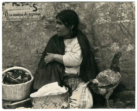 Paul Strand, ‘Woman with Hen, Tenanting, Mexico’, 1933