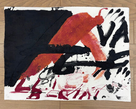 Antoni Tàpies, ‘Negre i roig ’, 1976