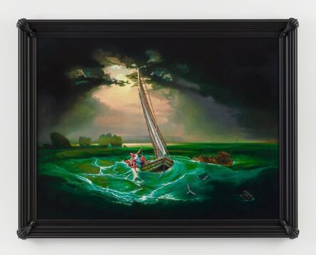 Kehinde Wiley, ‘Fishermen at Sea (Jean-Frantz Laguerre and Andielo Pierre)’, 2017