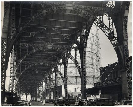 Berenice Abbott, ‘Under Riverside Drive Viaduct.  (145th Street and 12th Avenue.)’, 1937