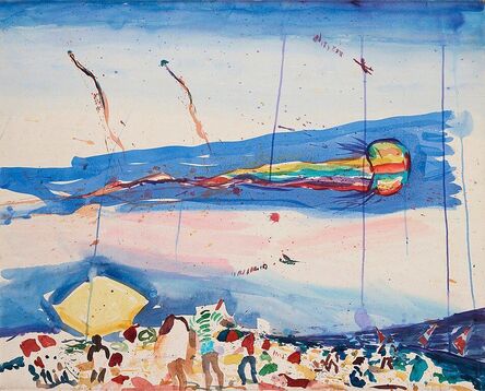 Malcolm Morley, ‘FOREVER MARCIA  (Beach scene)’, 1980s