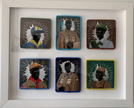 Kerry James Marshall, ‘Scout Series Embroidered Patch Set of Six’, 2017