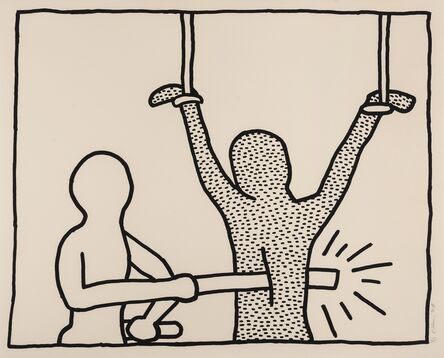 Keith Haring, ‘The Blueprint Drawings (see Littmann p.178)’, 1990