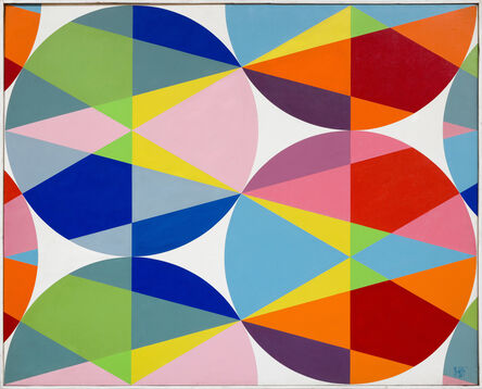 Attila Joláthy, ‘Les cercles triangulaire’, 1966