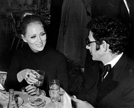 Ron Galella, ‘Faye Dunaway and Jerry Schatzberg, "Coll Hand Luke" Premiere Party, Americana Hotel, New York’, 1967