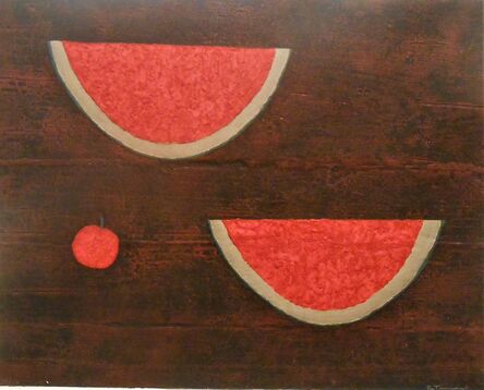 Rufino Tamayo, ‘Sandias con Manzana ( Watermelons with Apple)’, 1985