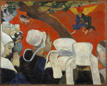 Paul Gauguin, ‘Vision after the Sermon (Jacob Wrestling with the Angel)’, 1888