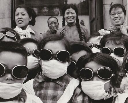 Agnès Varda, ‘Sortie scolaire en plein vent du désert de Gobi (Shenyang, ex-Moukden, Mongolie intérieure, 1957, Chine)’, 1957