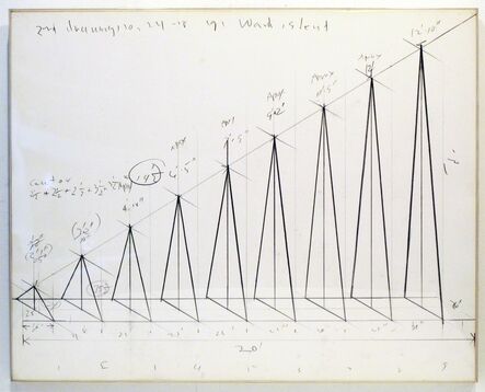 Cris Gianakos, ‘2nd Drawing/Ward's Island Ramp Structure 10.24.1978’, 1978