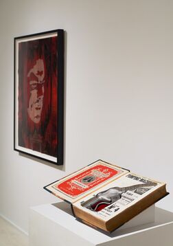 Shepard Fairey: On Our Hands, installation view