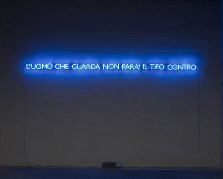 Liliana Moro, ‘L’UOMO CHE GUARDA NON FARA' IL TIFO CONTRO’, 2008