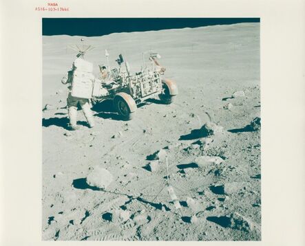 John Young (1930-2018), ‘John Young, Charles Duke and the Lunar Rover, Apollo 16, April 1972’
