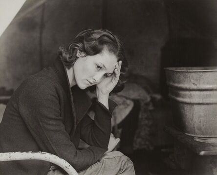 Dorothea Lange, ‘Daughter of a Migrant Tennessee Coal Miner, Living in American River Camp Near Sacramento, California’, 1936