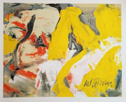 Willem de Kooning, ‘THE MAN AND THE BIG BLONDE, ’, 1982