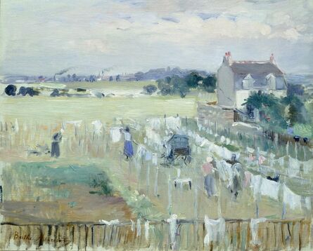 Berthe Morisot, ‘Hanging the Laundry out to Dry’, 1875