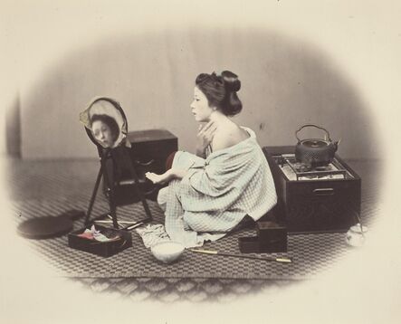 Felice Beato, ‘Woman at Toilette’, 1867-1868