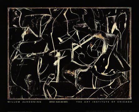 Willem de Kooning, ‘Untitled (Black and White)’, 1991