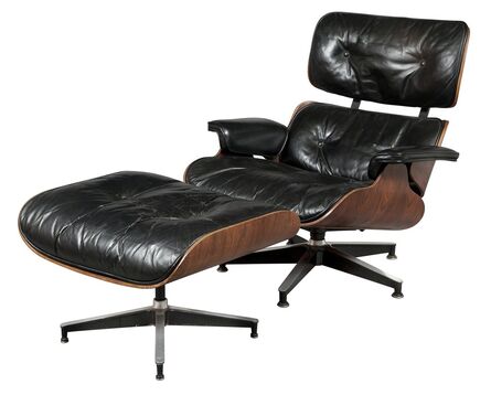Charles Eames, ‘Charles and Ray Eames Rosewood 670 Lounge Chair and 671 Ottoman, For Herman Miller’, Designed circa 1956
