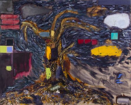 Joan Snyder, ‘Paint/Tree’, 1990