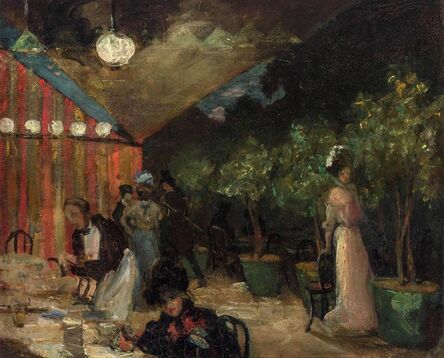 Alfred Maurer, ‘Paris Cafe’, circa 1904