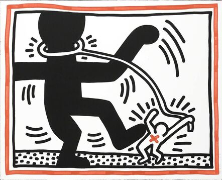 Keith Haring, ‘Free South Africa, 1985 (#2)’, 1985