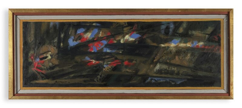 Jean Bertholle, ‘Composition’, 1965, Painting, Oil on canvas, marouflaged on pannel, Millon