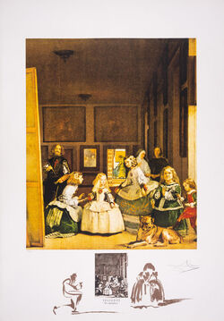 salvador Dali, ‘Velasquez 'Les Ménines', from Changes in Great Masterpieces (Field 74-2D; M&L 1476)’, 1974