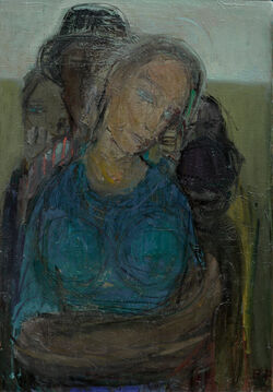 Rodrigo Pimentel, ‘1970s Modern Figurative -- Madre del Mundo’, 1978