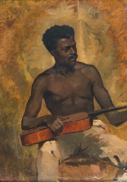 Francis Davis Millet, ‘Guitariste de Nouvelle-Orléans’