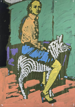Mikola Bilous, ‘Zebra’, 2021