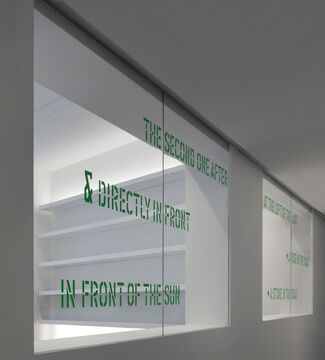 Lawrence Weiner   INHERENT INNATE TENSION, installation view