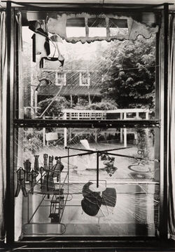 John D. Schiff, ‘Marcel Duchamp's "The Bride Stripped Bare by Her Bachelors, Even (The Large Glass)" at Katherine Dreier's Milford Connecticut home’, c. 1948