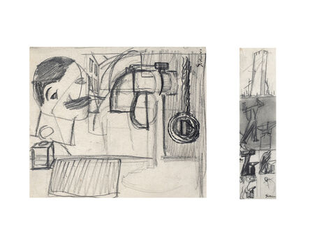 Mario Sironi, ‘Two drawings:’