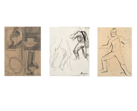 Mario Sironi, ‘Three drawings:’