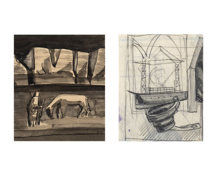 Mario Sironi, ‘Two drawings:’