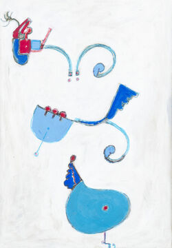 Gillo Dorfles, ‘3 circonlocuzioni’, 1989