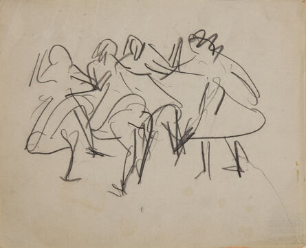 Ernst Ludwig Kirchner, ‘Tanzszene I / Dancing Scene I’, 1910