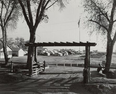 Dorothea Lange, ‘Entrance to Kern County Migrant Camp, California’
