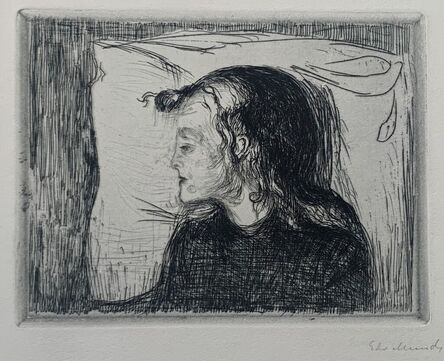 Edvard Munch, ‘Det syke bar (The sick child)’, 1896