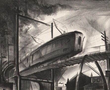 Benton Spruance, ‘Out of the City ’, 1930