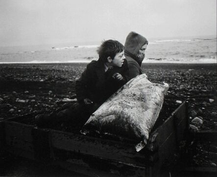 Chris Killip, ‘Rocker and Rosie Going Home, Seacoal Beach, Lynemouth, Northumberland’, 1984