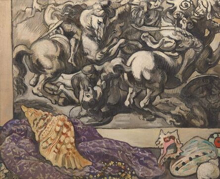 Louis Valtat, ‘Nature Morte à la Conque (Hommage à Delacroix)’, 1927