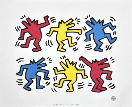 Keith Haring, ‘Dancing Dogs’, 1992
