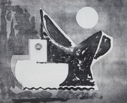 Paul Resika, ‘Last Boat and Moon’, 2001