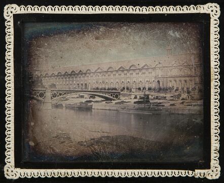 Daguerreotypes, ‘Pont du Carrousel and the Grande Galerie du Louvre, Paris’, 1840, 45/1840, 45