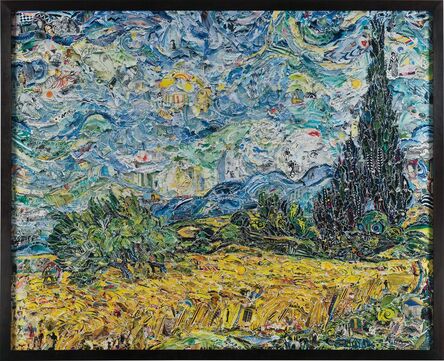 Vik Muniz, ‘Wheat Field with Cypresses, after Van Gogh from Pictures of Magazines 2’, 2011