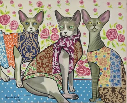 Ademyr Costa, ‘Three Cats’, 2016