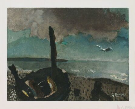 Georges Braque, ‘Boat on a Shore in Brittany’, (Date unknown)