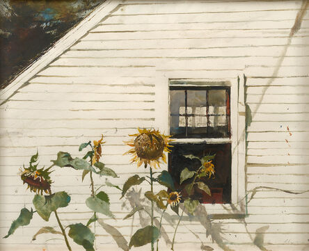 Andrew Wyeth, ‘Sunflowers’, ca. 1982